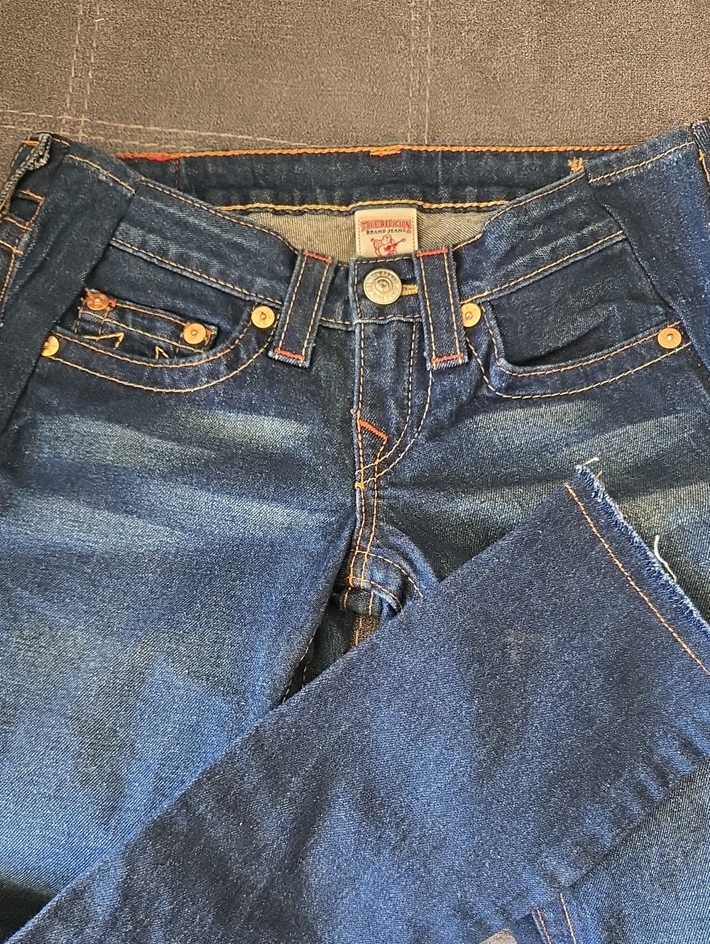 True Religion Dark Blue Women's Skinny Jeans ALTERED